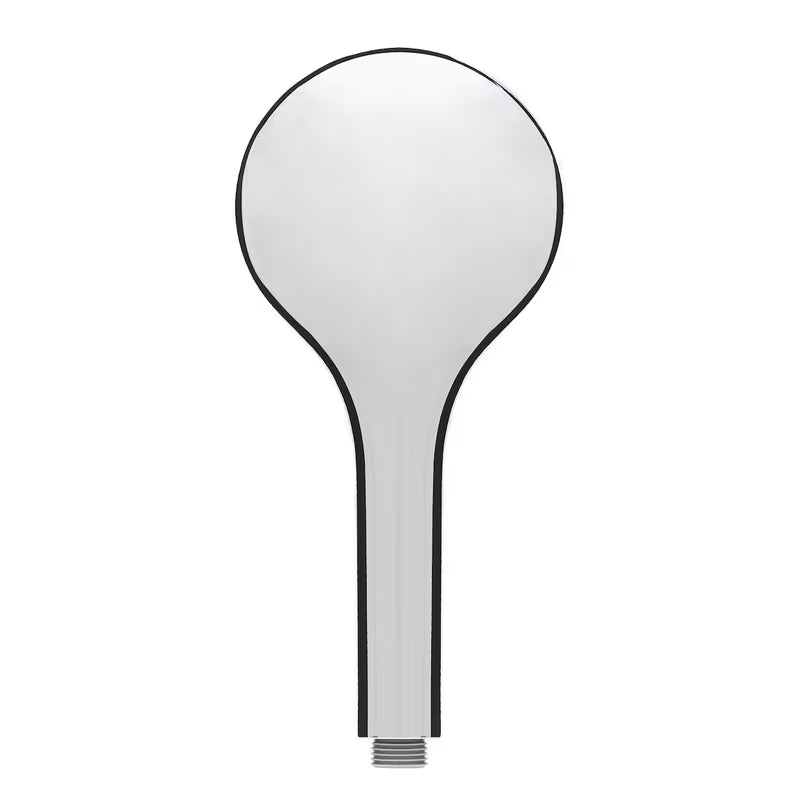 Kromirana ručna tuš slušalica SIKO zaobljenog dizajna, promjera 115 mm, s prebacivanjem 3 mlaza tipkom.