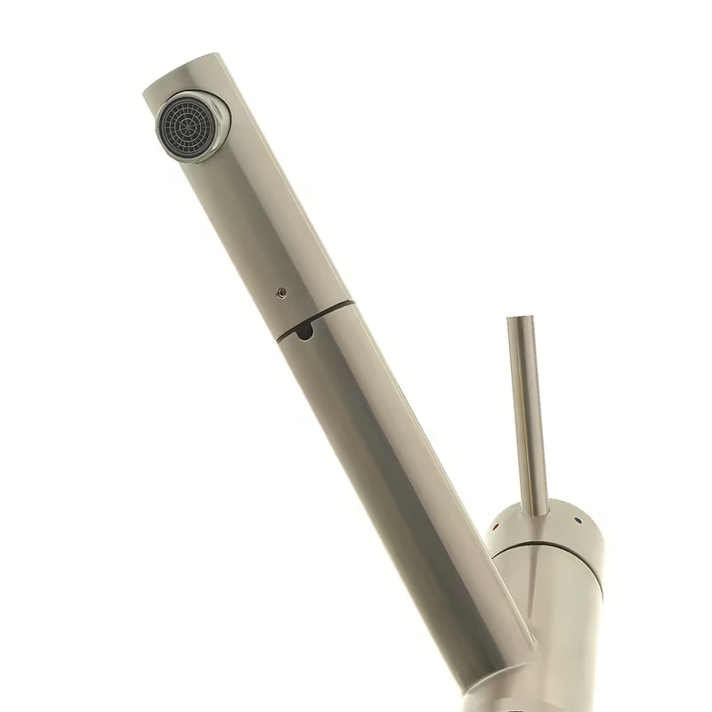 Inox armatura za pomivalno korito SIKO Steel z izvlečno prho u izvedbi supersteel