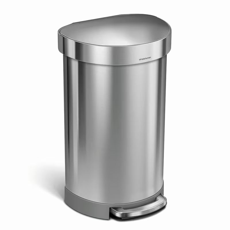 Koš za Smeti Simplehuman Pedal bin iz brušenega nerjavnega jekla s pedalnim odpiranjem
