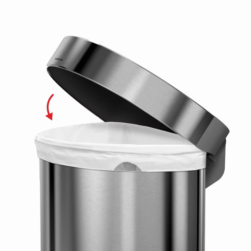 Koš za Smeti Simplehuman Pedal bin iz brušenega nerjavnega jekla s pedalnim odpiranjem