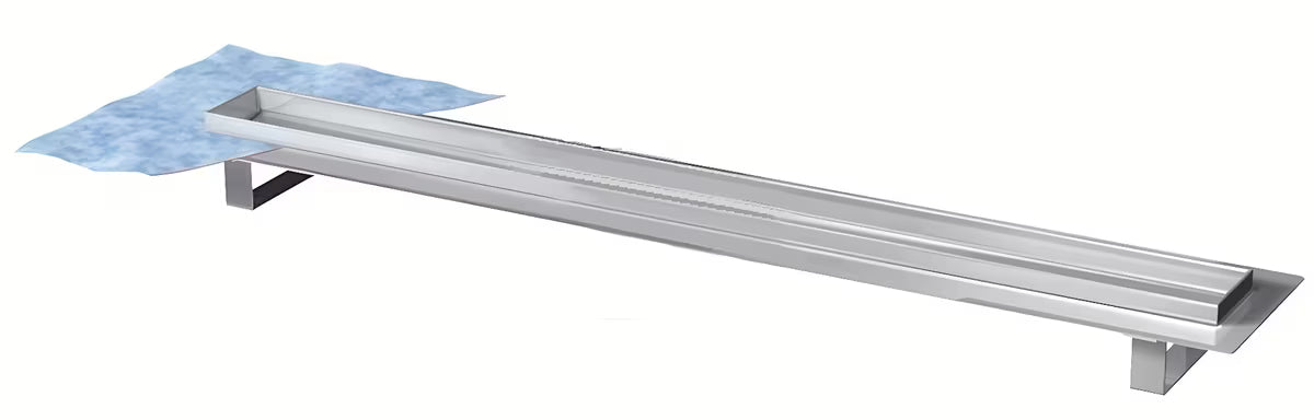 Nerjavni kanaleta za tuš Tece Drainline 120 cm pro moderni tuš kabina