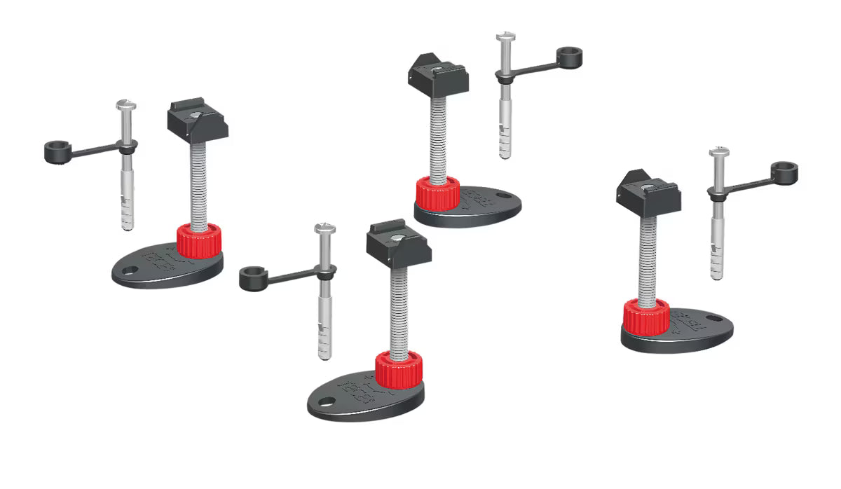 Montažni nosači Tece Drainline sa zvučnom izolacijom pro tuš kanalica