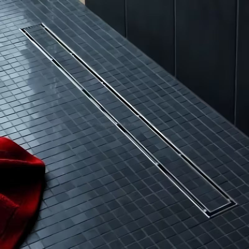 Tece Drainline ravni nehrđajući rešetka za kanaleto plate pro za umetanje pločica s poliranim vidljivim rubovima