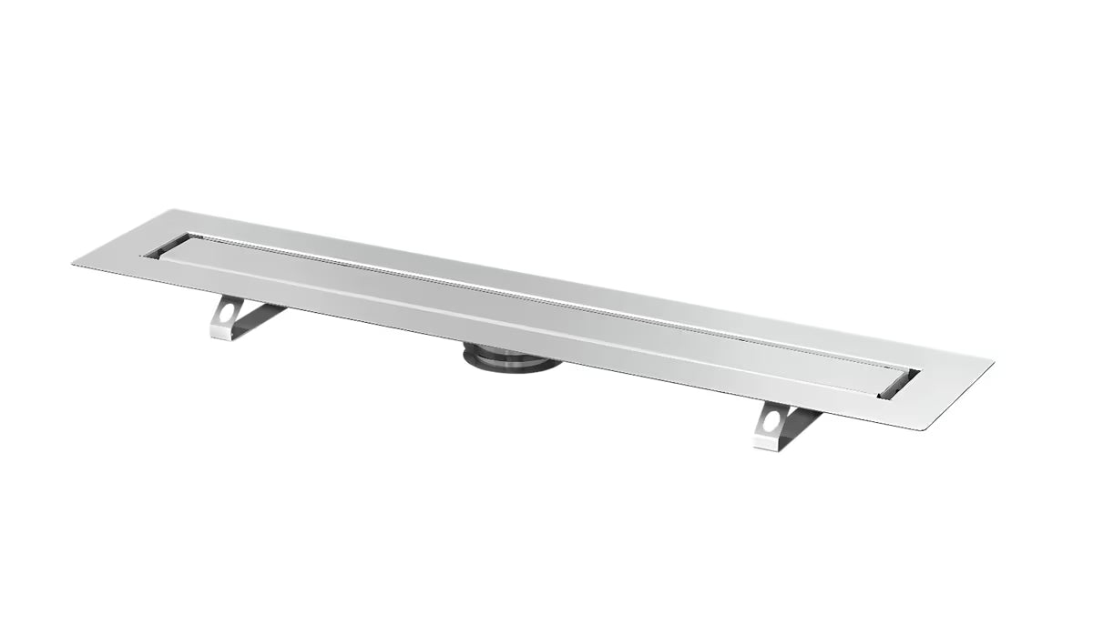 Nehrđajući kanaleta za tuš Tece Drainline 70 cm s rešetkom pro za lijepljenje pločica