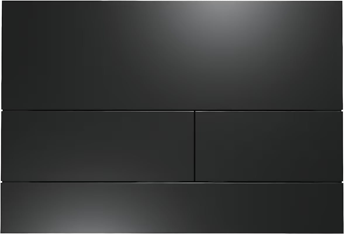 Metalna aktivirna tipka TeceSquare II pro vodokotlića TECE u mat crnoj izvedbi