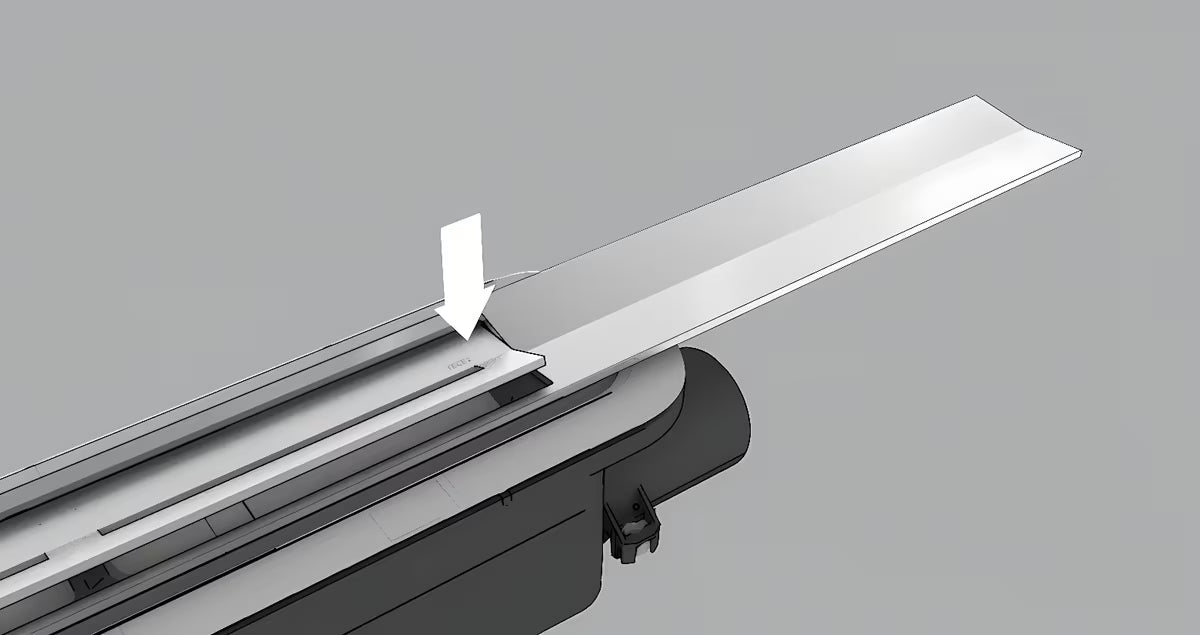 Kanaleta za Tuš Tece Tecedrainprofile 90 cm iz nerjavečega jekla v izvedbi supersteel