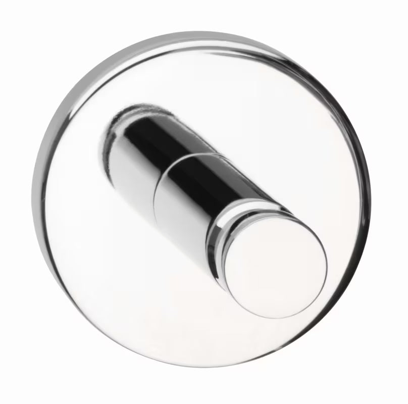 Kromirani kavelj Tesa powerbutton pro montaža bez bušenja na pločice i druge glatke površine.