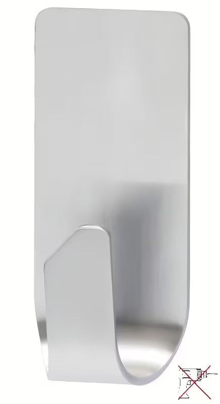 Vodootporni inox kavelj Tesa Powerstrips pro za vješanje ručnika i dodataka bez bušenja.