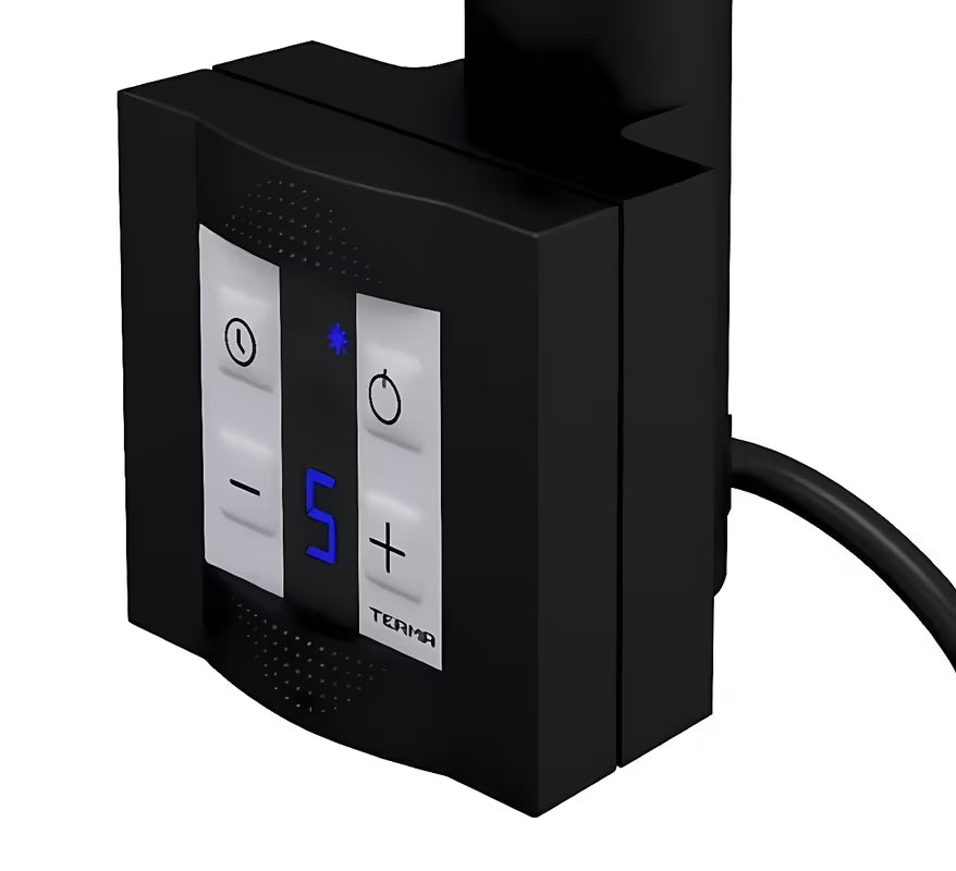 Električni radiator Thermal Trend KD Economy 60x120 cm u mat crnoj boji s grijačem KTX4