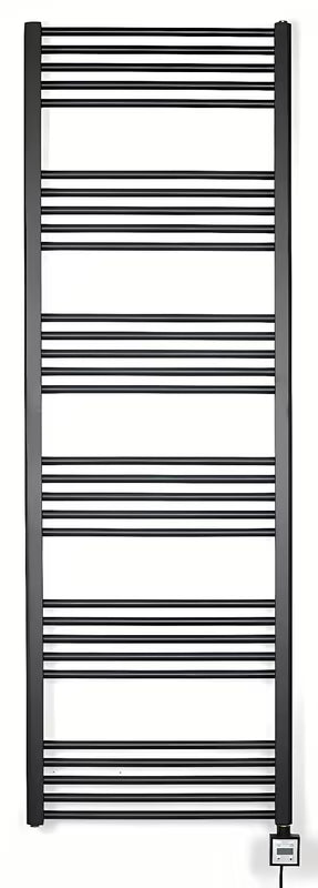 Električni radiator Thermal Trend KD Economy 180x60 cm v črni mat barvi s termostatom KTX 3.