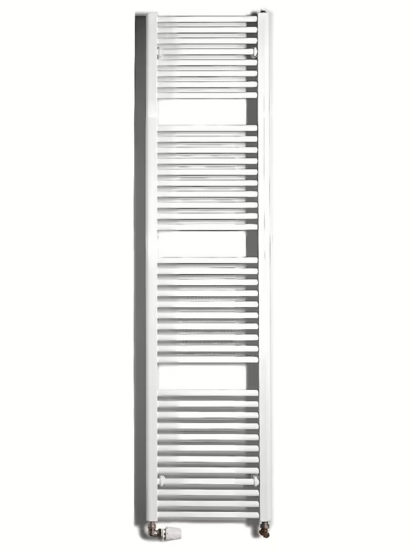 Bel kombiniran cevni radiator Thermal Trend KD 45x185 cm za kopalnico