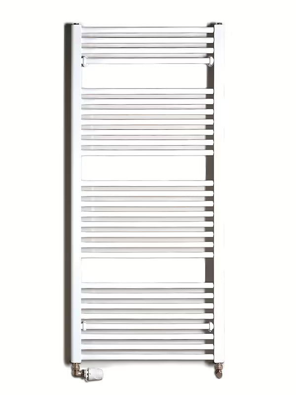 Bijeli kombiniran cijevni radiator Thermal Trend KD 60x132 cm prikladan za kupaonicu