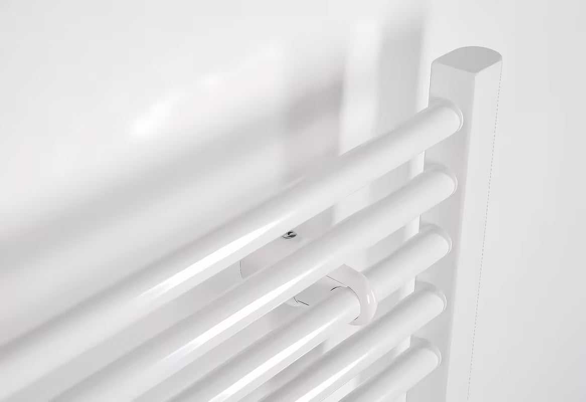 Bijeli kombiniran cijevni radiator Thermal Trend KD 60x132 cm prikladan za kupaonicu