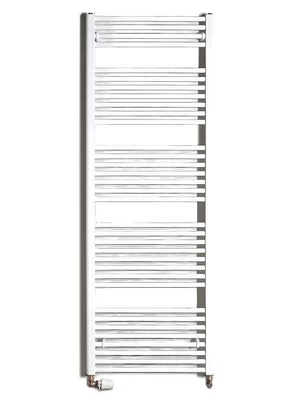 Bijeli kombiniran cijevni radiator Thermal Trend KD 168x60 cm za kupaonicu.