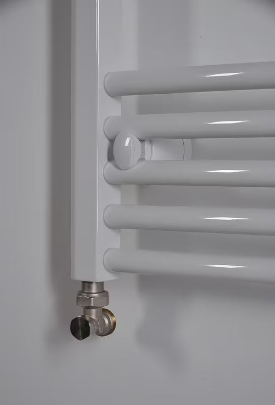 Bijeli kombiniran cijevni radiator Thermal Trend Kdo 75x168 cm za kupaonicu