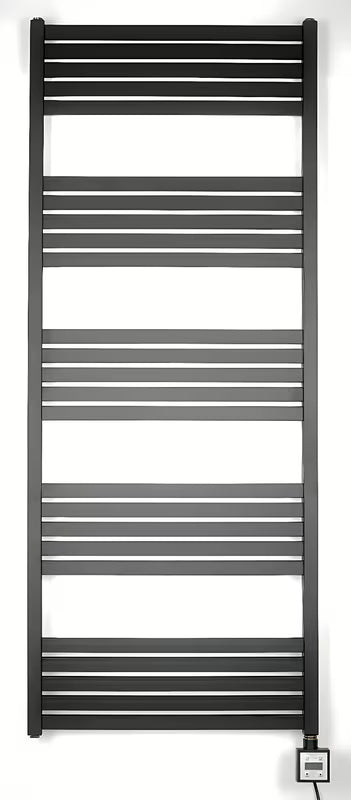 Električni radiator Thermal Trend KH Economy 150x60 cm v črni mat barvi s termostatom KTX 3