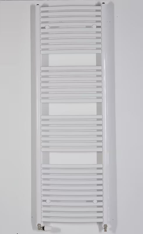 Bel kombiniran cevni radiator Thermal Trend KM 181,5x60 cm, primeren za kopalnico.