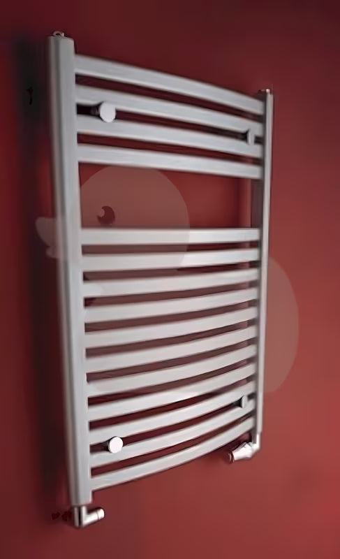 Bijeli kombiniran cijevni radiator Thermal Trend Km 78,3x60 cm pro kupaonicu