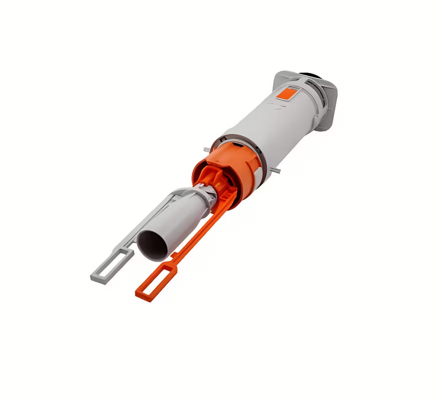 Odtočni ventil Vitra kot rezervni del pro za podometni splakovalnik, primeren pro model 732-5800-01.