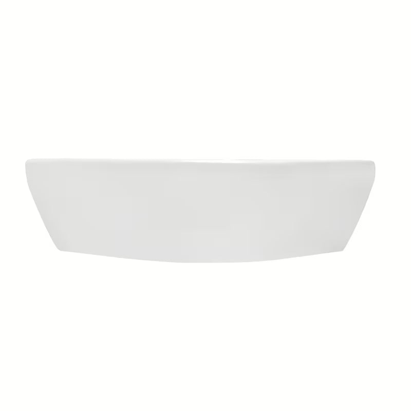 Beli kotno umivalnik vitra Integra 56x40 cm s prelivom in odprtino pro za armaturo na sredini