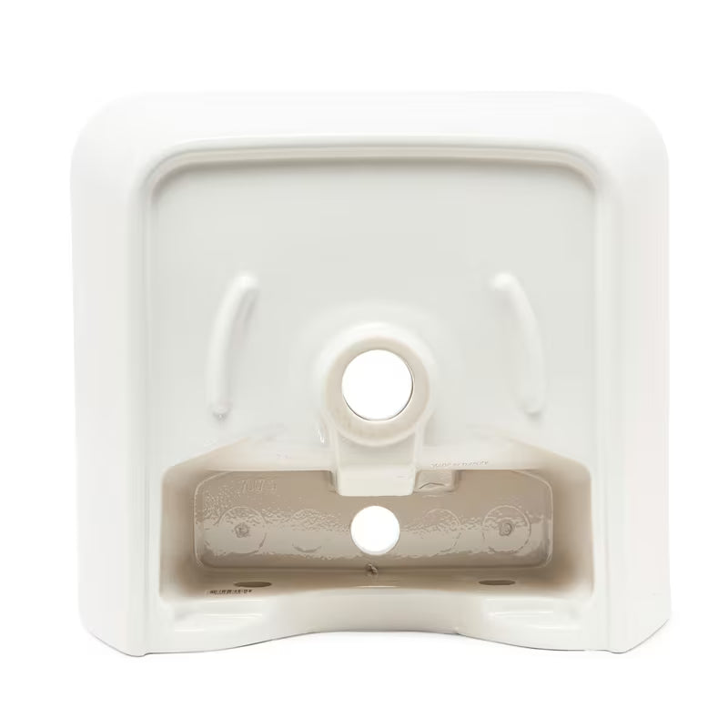 Bijeli viseče keramički umivaonik vitra Integra 45x40 cm s otvorom za pro slavinu u sredini