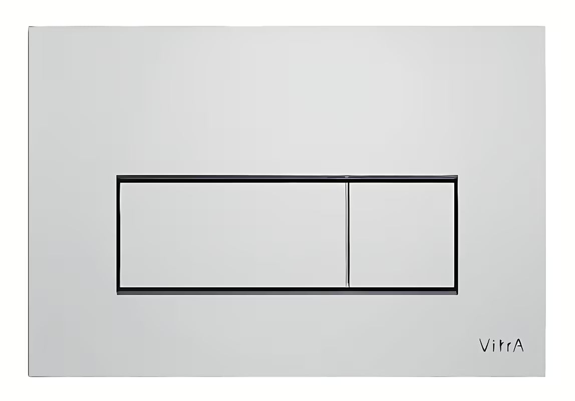 Krom upravljalna splakovalna tipka Vitra Root Square pro podometne module vitra