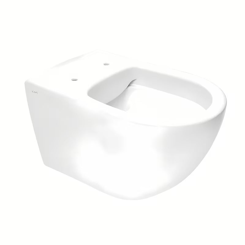 Vitra S60 viseča WC školjka u bijeloj boji brez splakovalnega kroga s wc desko mehko Zapiranje Soft Close i skrivenim pričvršćenjem.