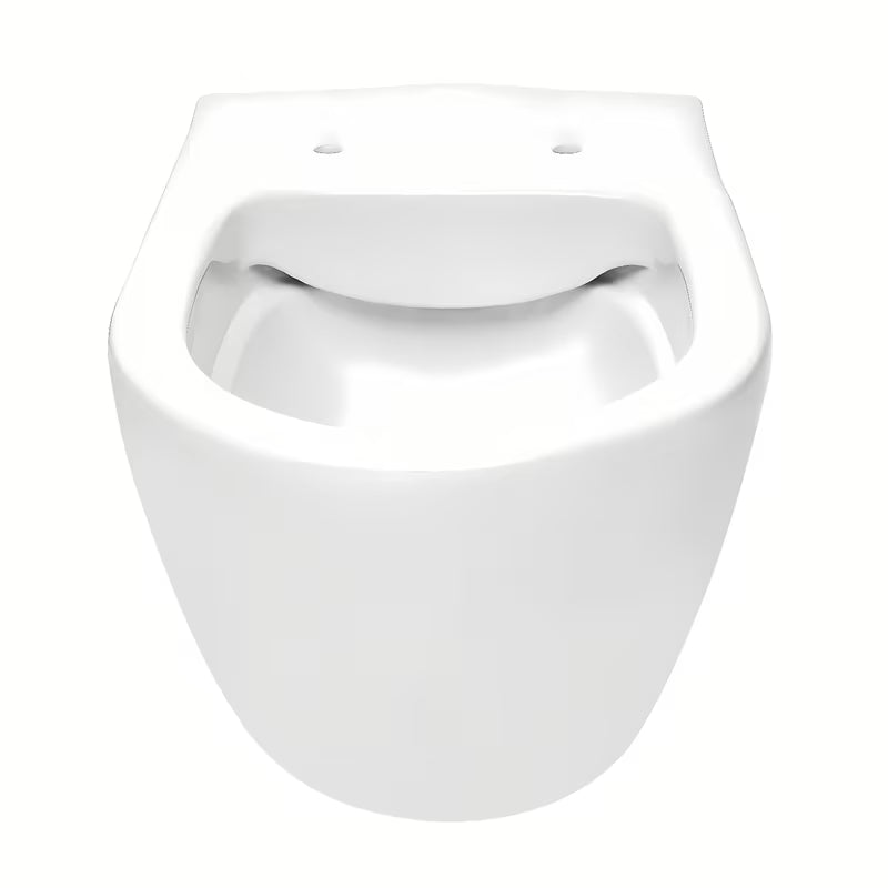 Vitra S60 viseča WC školjka u bijeloj boji brez splakovalnega kroga s wc desko mehko Zapiranje Soft Close i skrivenim pričvršćenjem.