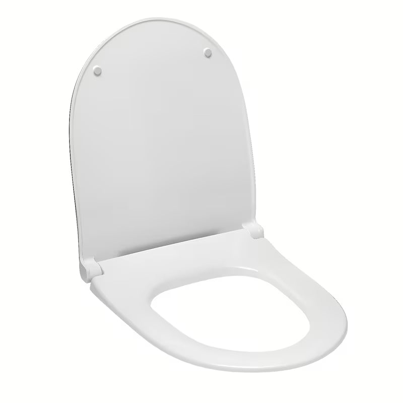Bijela WC deska Vitra Sento od duroplasta s slim dizajnom i tehnologijom mehko Zapiranje Soft Close
