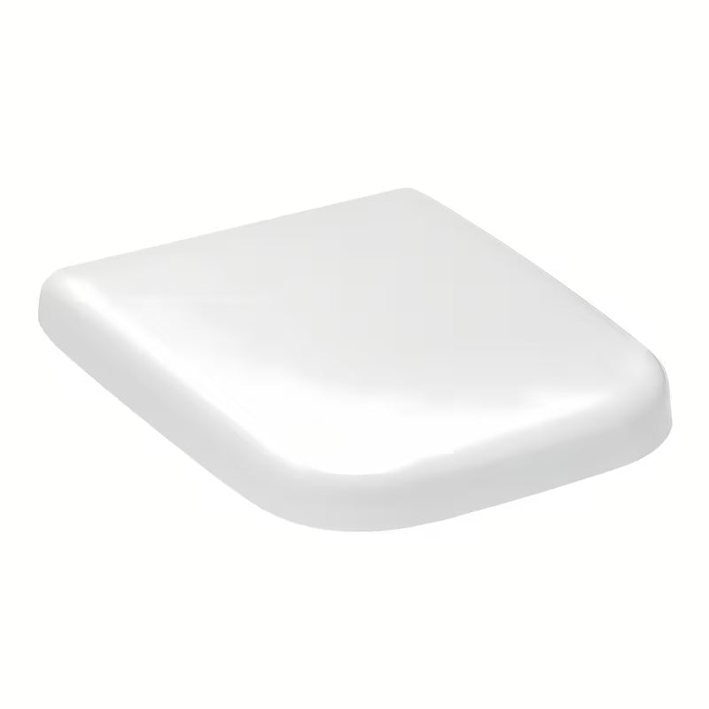 Bel WC deska Vitra Shift iz duroplasta z mehko Zapiranje Soft Close in kovinskimi tečaji s skritim pritrjevanjem.