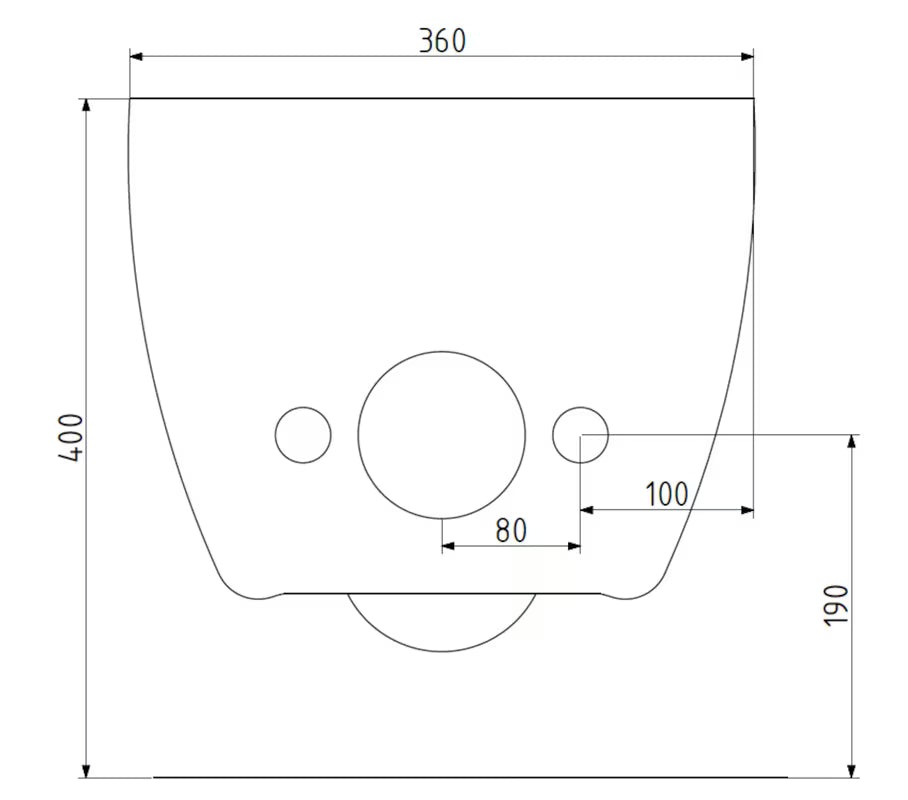 Viseča WC Školjka vitra Shift u bijeloj boji s bide mlaznicom brez splakovalnega kroga