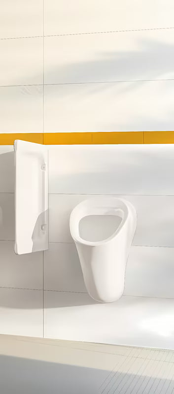 Bel pisoarji vitra Urinal z zadnjim dovodom polnjenje