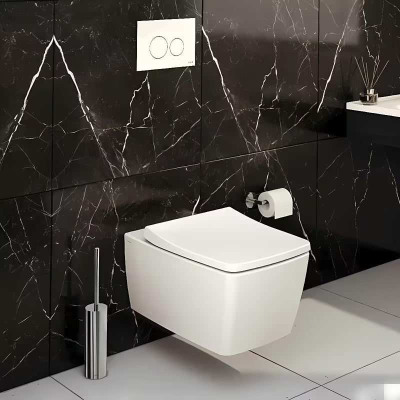 Bijele tipke za ispiranje tipka vitra Vetro sa staklenom pokrovnom pločom