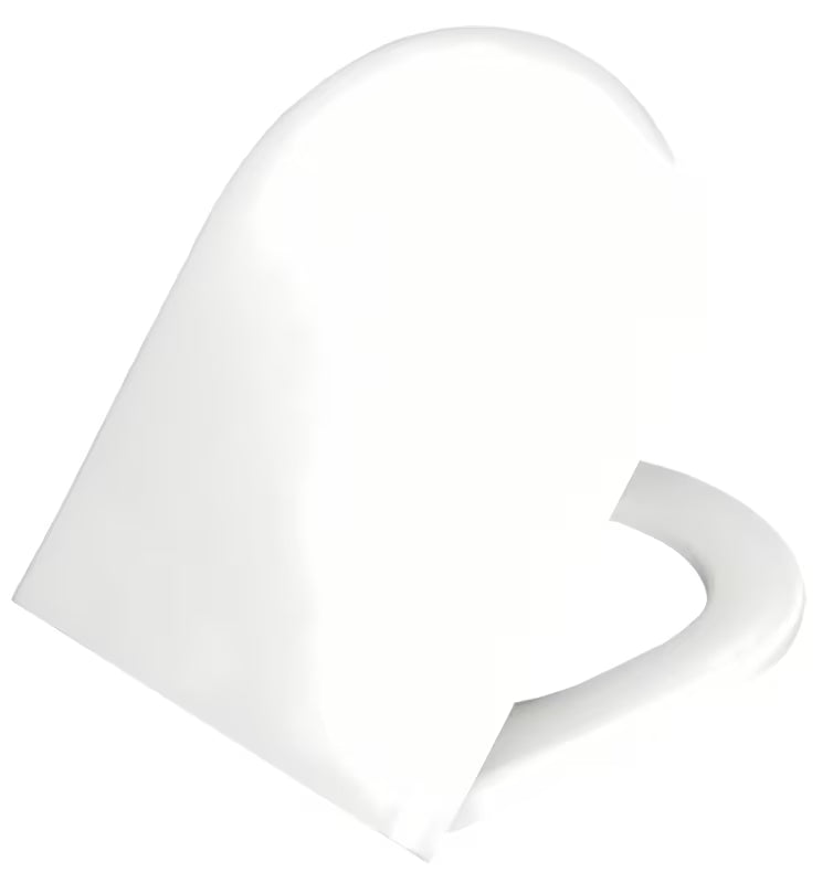 Bijela WC deska Vitra od duroplasta s metalnim šarkama i skrivenim pričvršćenjem