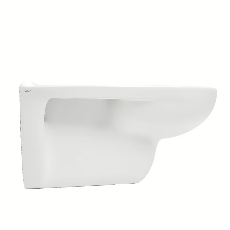 Bijeli viseča WC školjka Vitra s rimless ispiranjem pro lakšeg održavanja