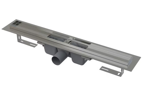 Nerjavni kanaleta za tuš Alca Chrome 65 cm pro tuši v nivoju tal
