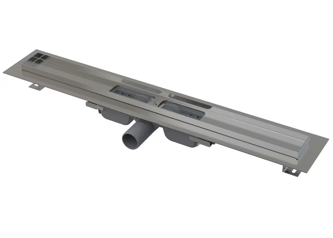 Nerjavni kanaleta za tuš Alca APZ101 pro tuši v ravnini tal s širino rešetke 55 cm