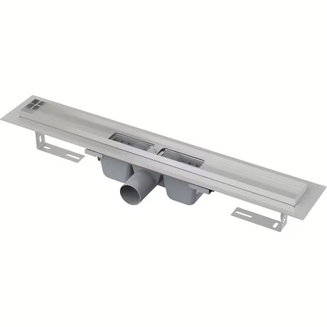 Nerjavno kanaleta za tuš Alca Chrome 95 cm pro odtok tuši v ravnini tal
