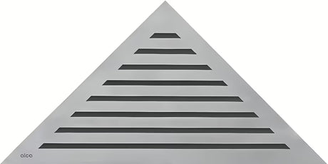 Nerjavno jeklen rešetka za kanaleto Alca Life v krtačeno mat izvedbi pro talni kanal ARZ1