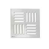 Talni sifon Alca pro okvir 150×150 mm z masivno rešetko iz nerjavnega jekla