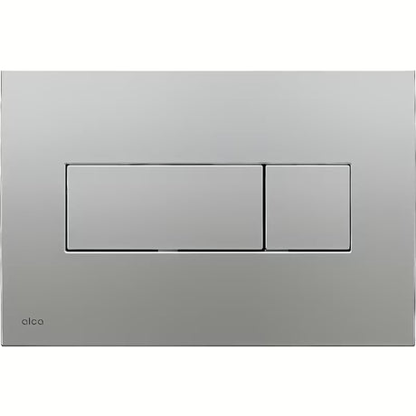 Aktivirna tipka Alca u obradi krom-mat pro za predzidne instalacijske sustave i vodokotliće pro za ugradnju u zid.