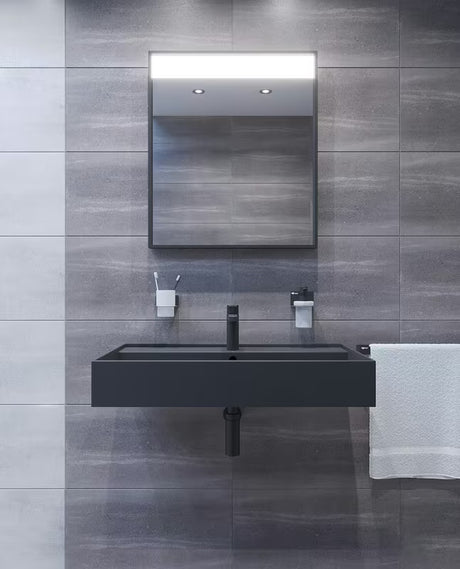 Alca dizajnerski sifon za umivalnik DN32 u crnoj mat izvedbi pro odvod Ø32 mm.