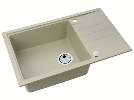 Granitno pomivalno korito Alveus Intermezzo 130 z odcejalnikom v barvi beige
