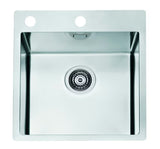 Inox kuhinjski enojno korito Alveus Pure 20 bez ocjeđivača, pro montaža za delovni pult