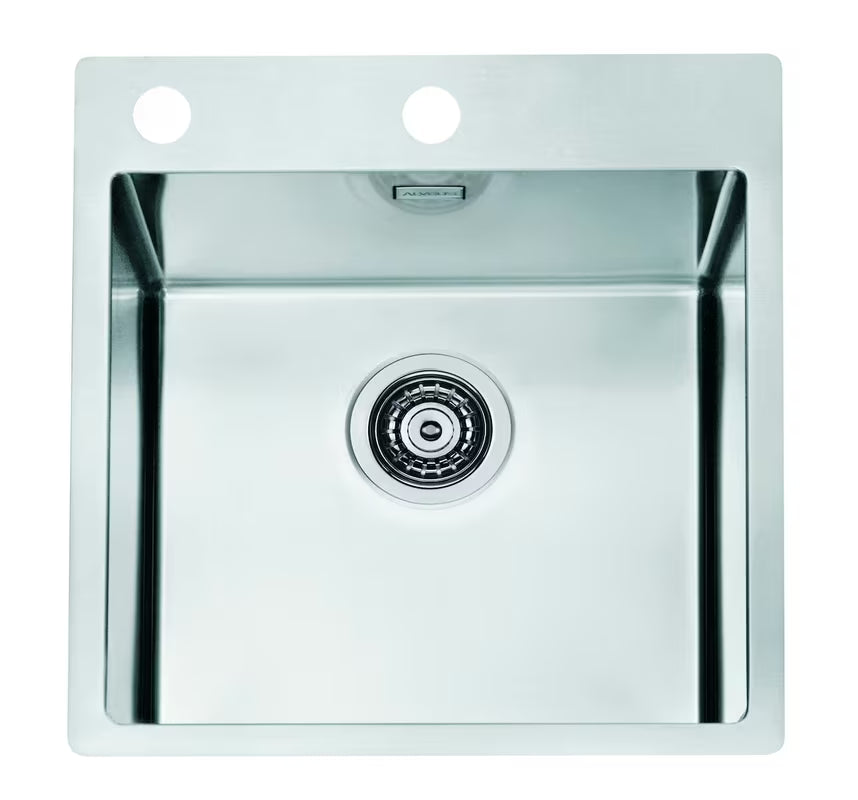 Inox kuhinjski enojno korito Alveus Pure 20 bez ocjeđivača, pro montaža za delovni pult