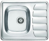 Nehrđajući vgradni pomivalno korito Alveus Zoom 10 z odcejalnikom i sitastim odvodom s preljevom.