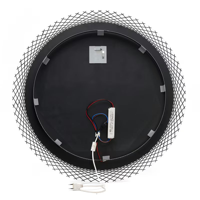 Okroglo LED ogledalo Amirro 80 cm z obodno osvetlitvijo pro za moderno kopalnico