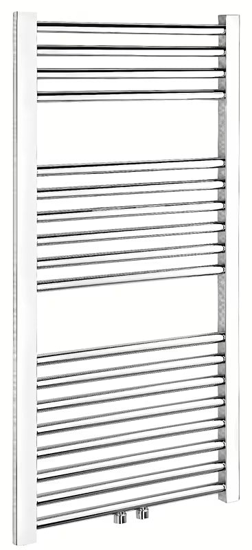 Kromiran kombiniran radiator Anima Marcus 50x100 cm s sredinskim priklopom