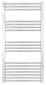 Kromiran kombiniran radiator Anima Marcus 60x120 cm, primeren za toplovodno in električno ogrevanje