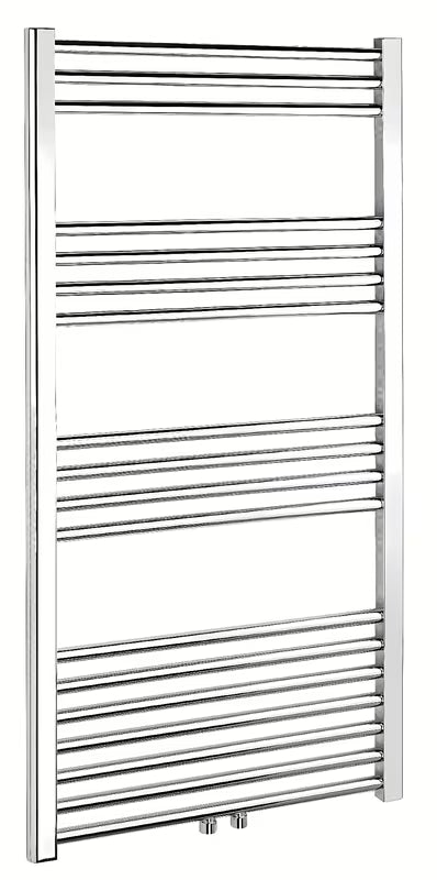 Kromiran kombiniran radiator Anima Marcus 60x120 cm s sredinskim priklopom